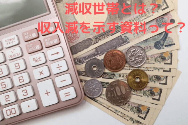 減収世帯に２０万円給付⁉収入源を示す資料って？